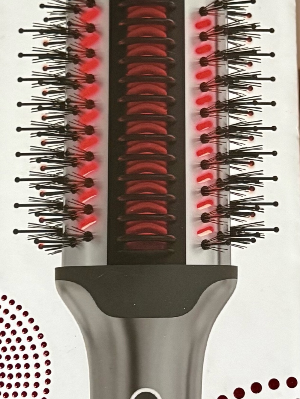 SLF red light 5-in-1 ionic dry brush & heat comb